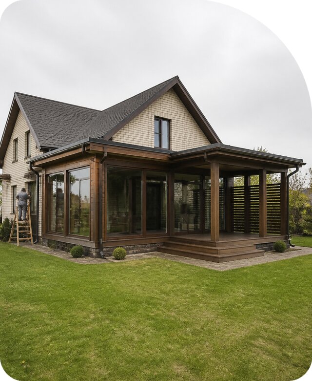 Строительство г образной пристройки в Керчи от 35742 р. | РадиДОМА-Крч